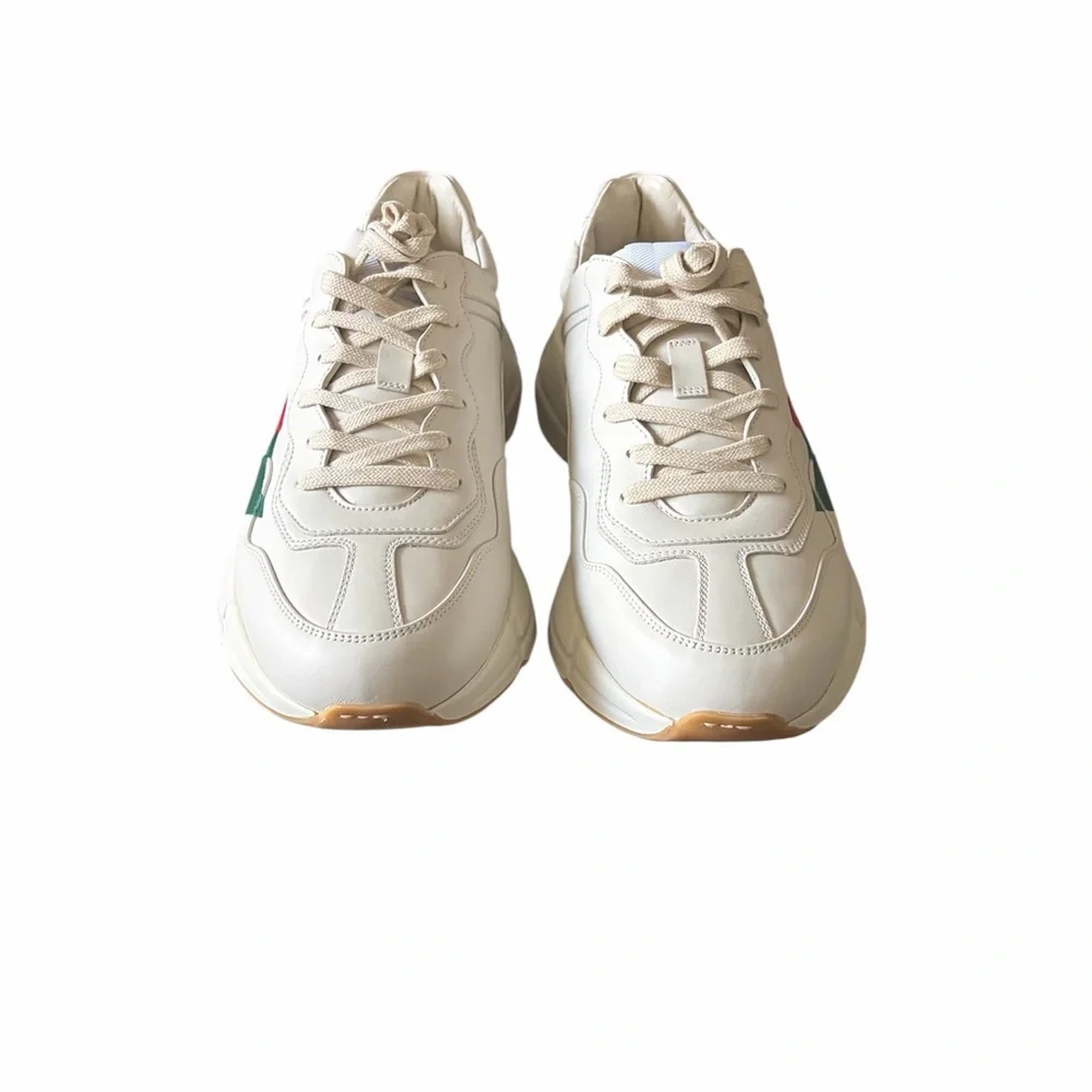 Men's Gucci Rhyton Web Print Sneakers size 10.5 new